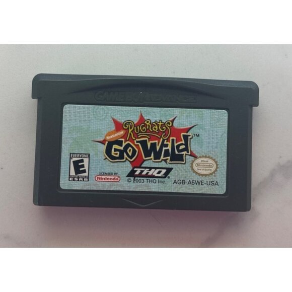 Rugrats Go Wild Gameboy Advance Cartridge Nintendo THQ 2003 Vintage - Picture 1 of 3